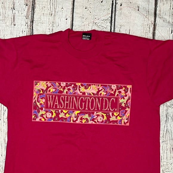 Vintage Washington DC Travel Tourism 1990s Graphic Destination Tshirt - Picture 3 of 4